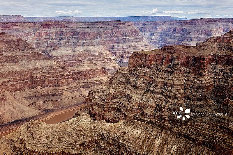 美国亚利桑那州莫哈维县景观鸟瞰图片素材