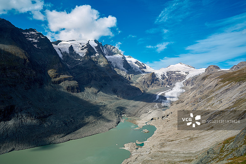 奥地利格罗斯格洛克纳山雪山风光图片素材