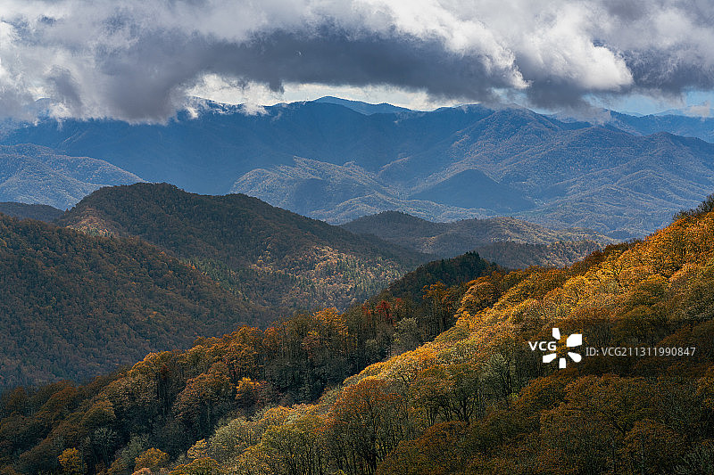 秋季美国山脉风光图片素材