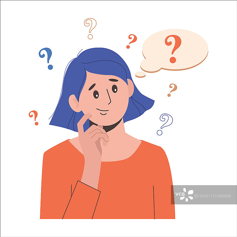 苦恼的年轻女子肖像图片素材