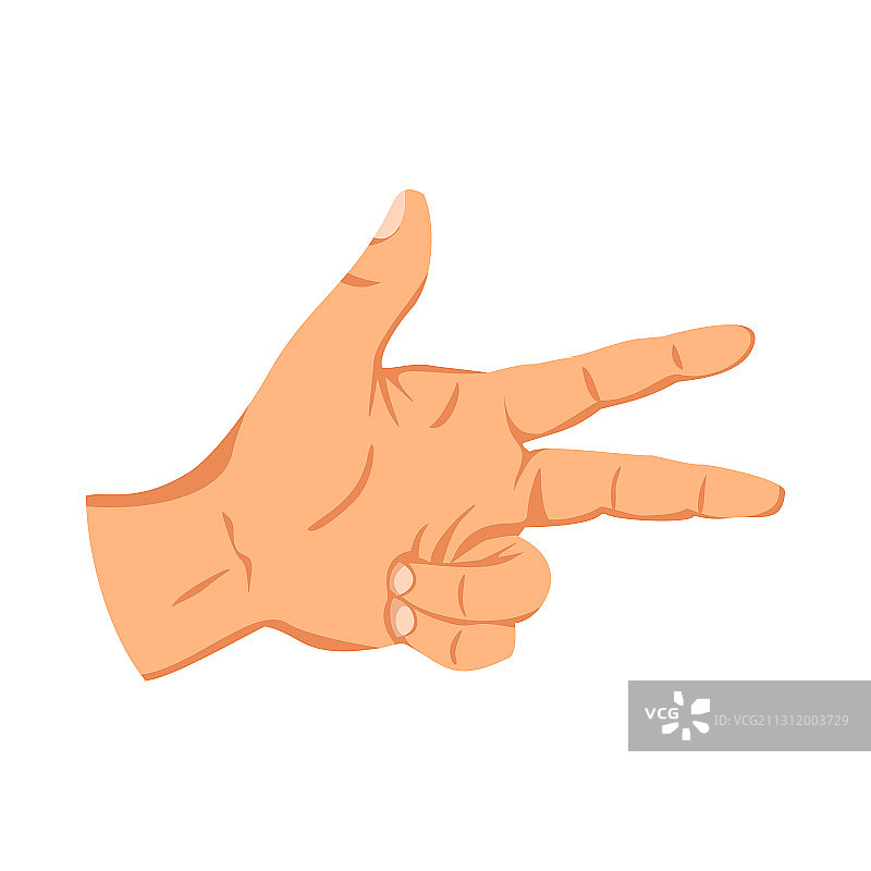女性手部手指手势标志图片素材