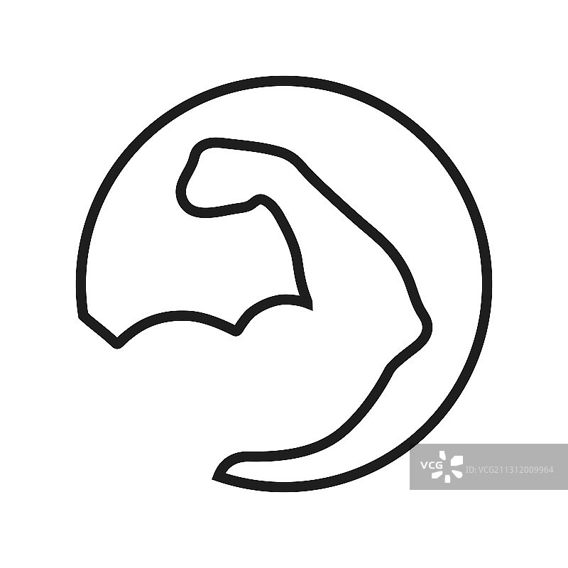 二头肌符号图片素材