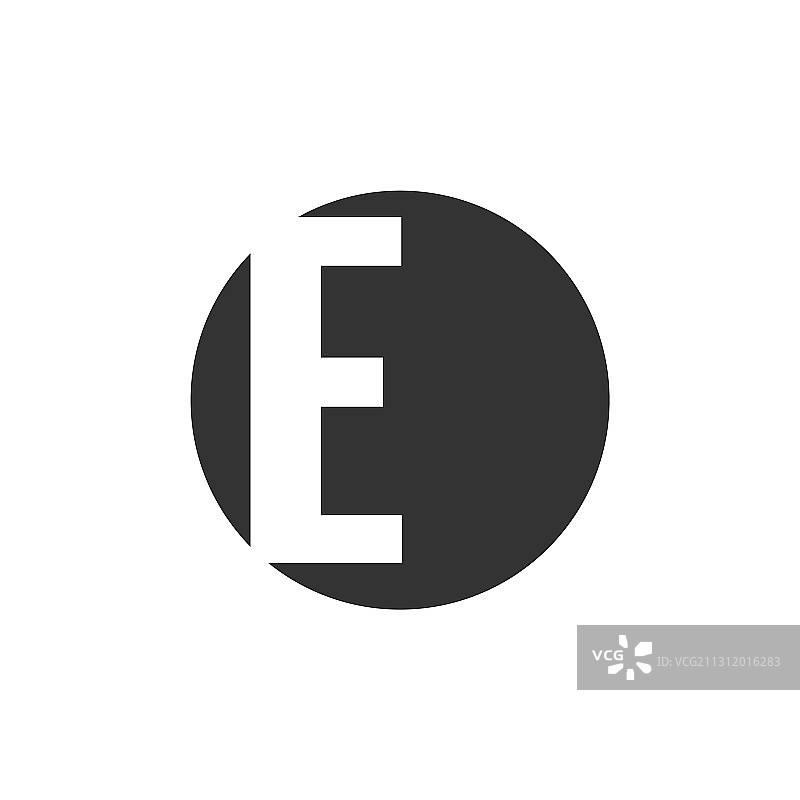 字母E设计模板图片素材