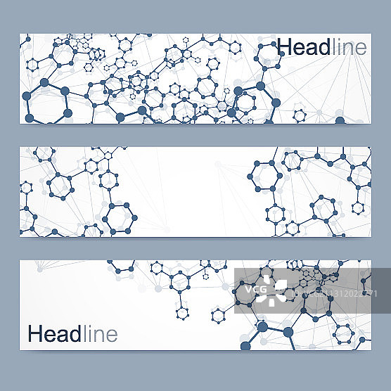 DNA科研现代banner合集图片素材