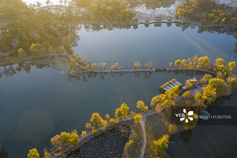 河北承德：承德及避避暑山庄秋色图片素材