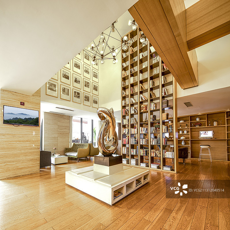 酒店大堂设计空间感图片素材