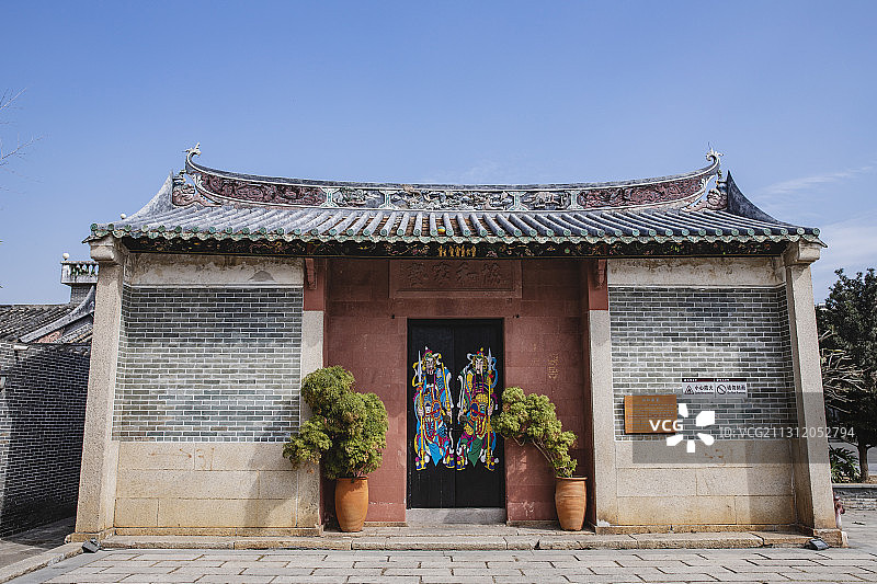 深圳宝安区凤凰古村古建筑图片素材