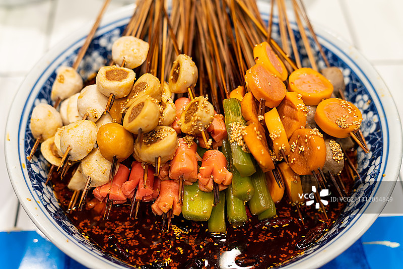 麻辣冷串 重庆美食图片素材