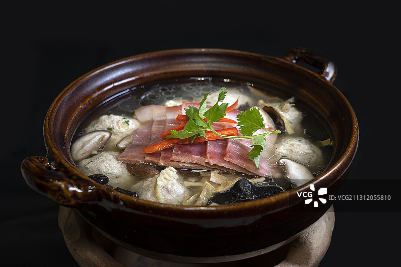 肉丸汤 美食菜谱图片素材
