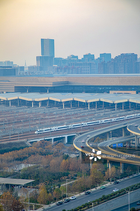 河南郑州高铁郑州东站图片素材