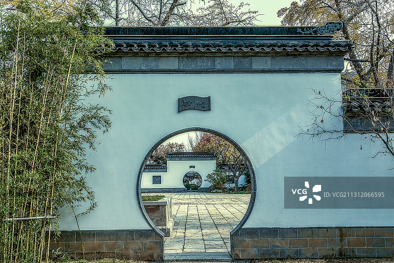 临沂郯城广福寺园林图片素材