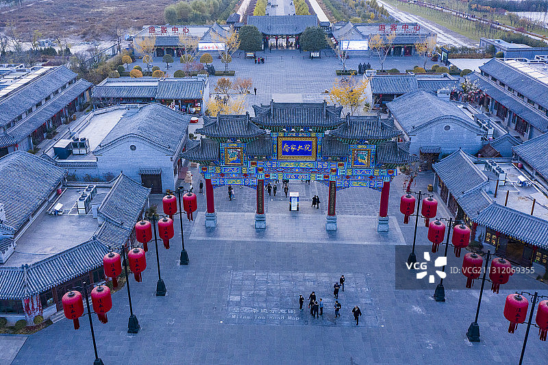 山西晋中：乔家大院图片素材