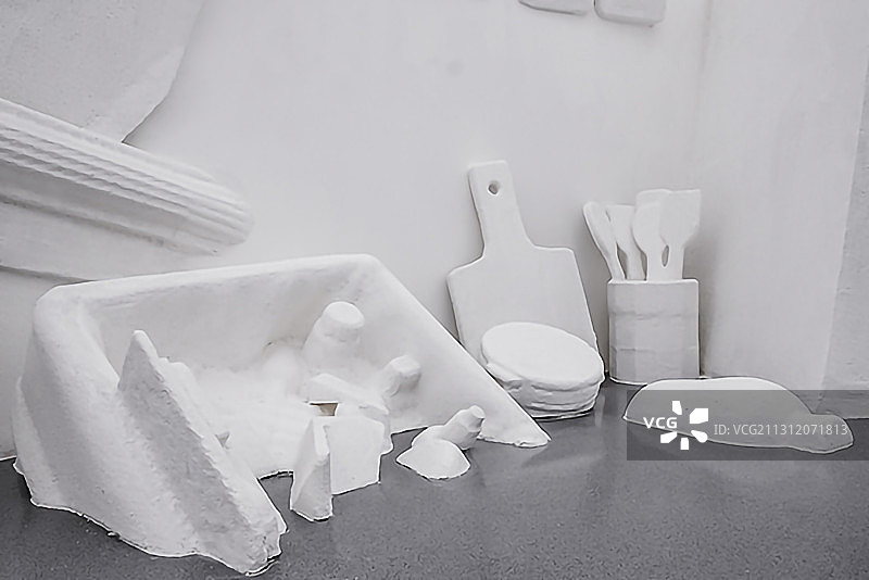 悦来美术馆六个盒子当代艺术展图片素材