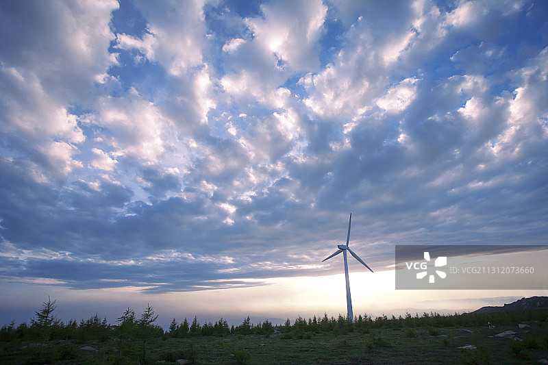 冰山梁黄昏美景图片素材