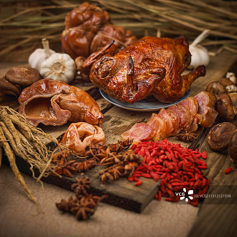 八珍熟食图片素材