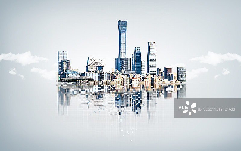 北京国贸科技城市建筑图片素材