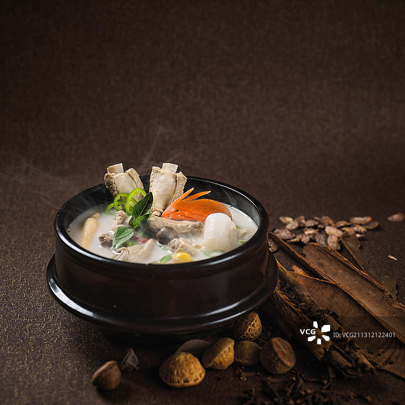 排骨汤图片素材