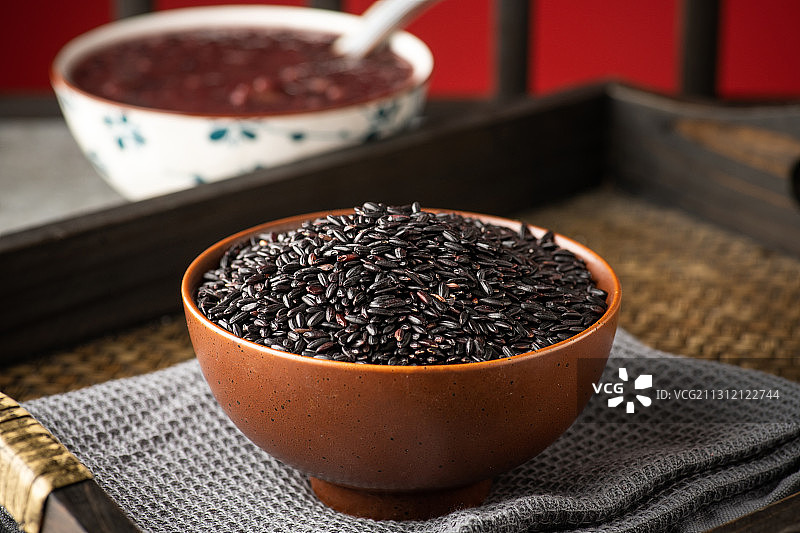 黑米粥图片素材