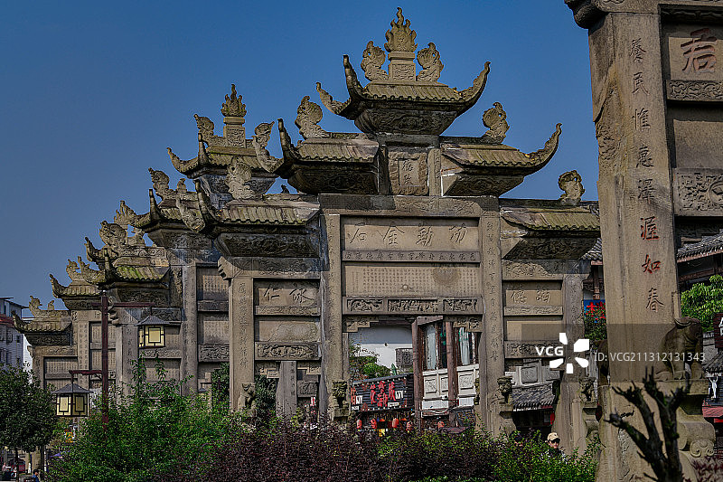 石牌坊之乡（四川隆昌）图片素材