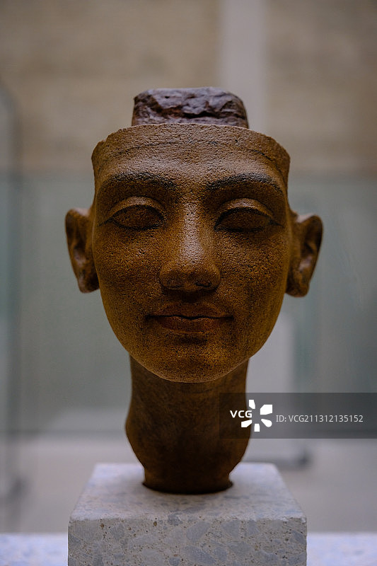 柏林新博物馆古埃及雕像图片素材