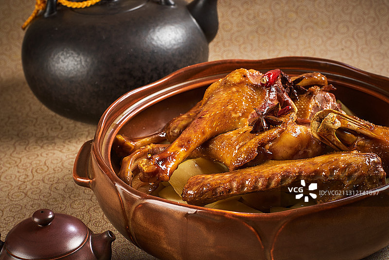 炖大鹅图片素材