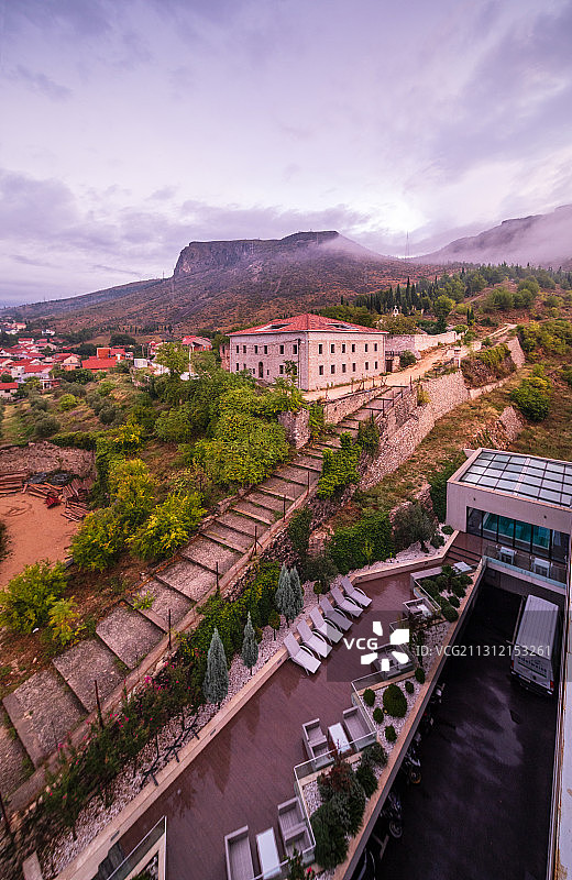 东欧波黑莫斯塔尔小镇图片素材