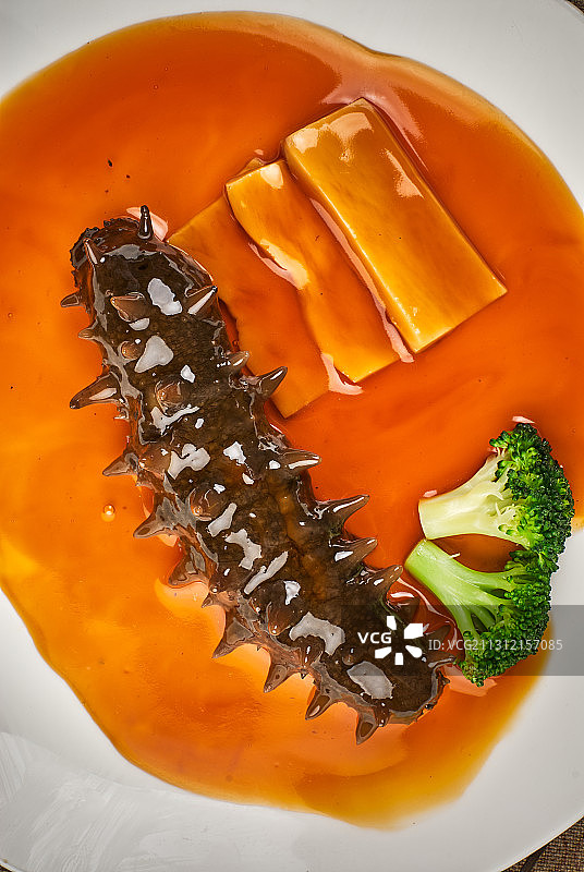 杏鲍菇扣辽参图片素材