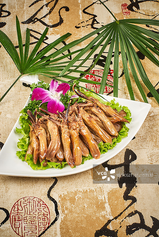 酱卤鸭舌图片素材