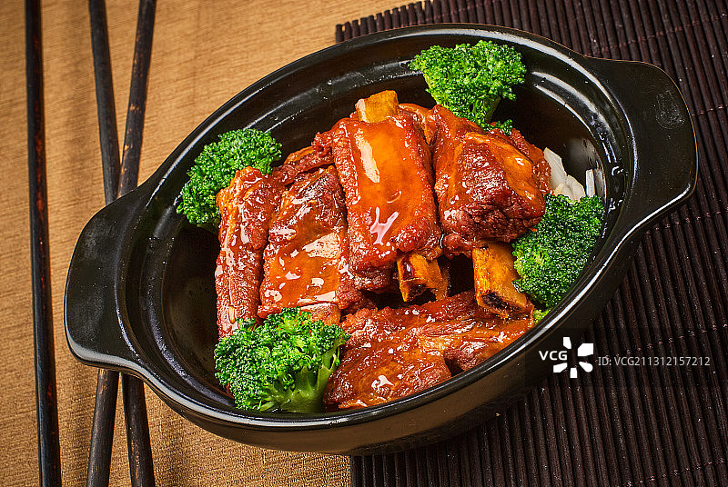 红烧排骨图片素材