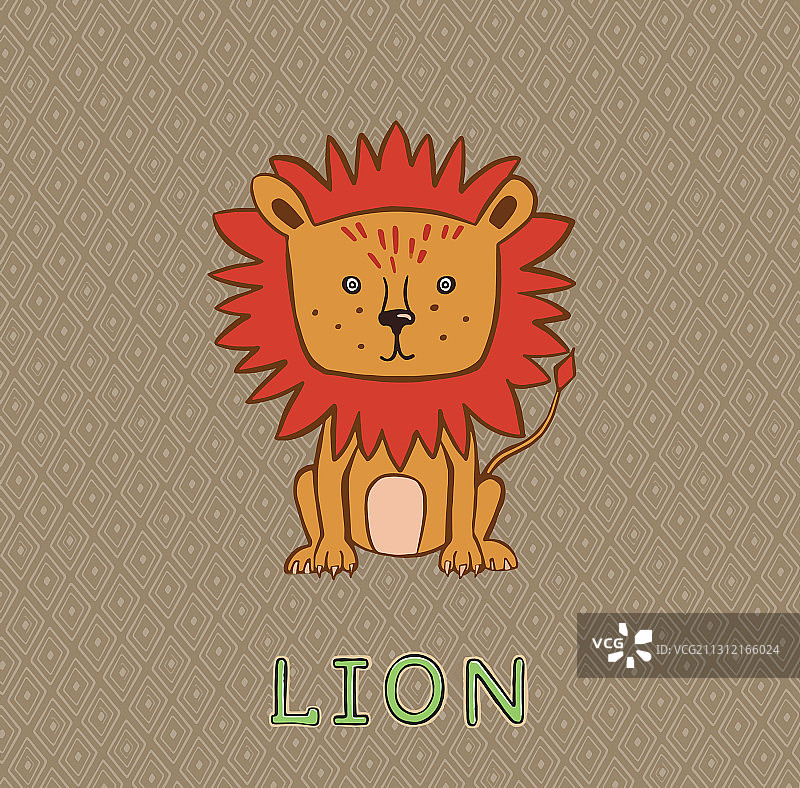可爱狮子小图标设计图片素材