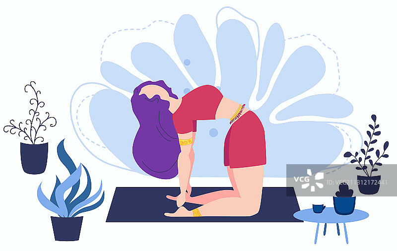 在温室或花园里的女孩图片素材