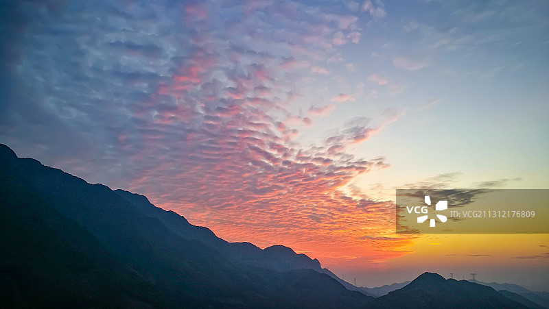 石门国家公园火烧云图片素材