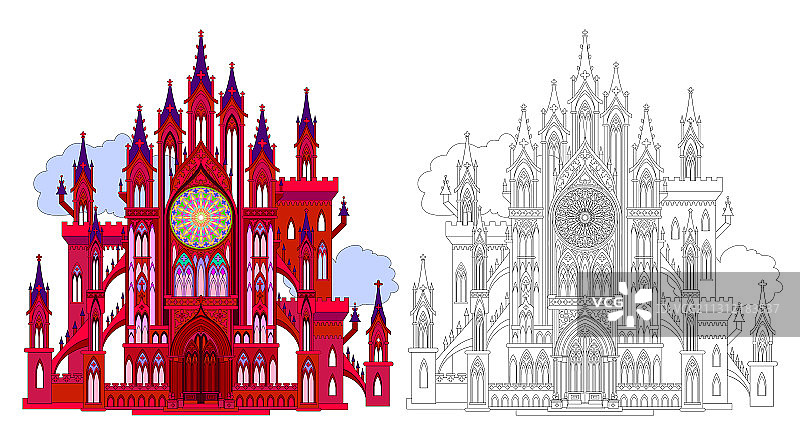 彩色黑白图案图片素材