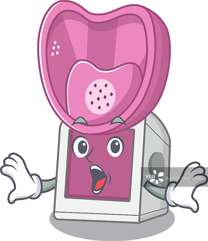 蒸汽吸入器卡通人物设计图片素材