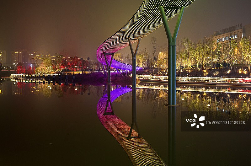 月亮湖公园图片素材