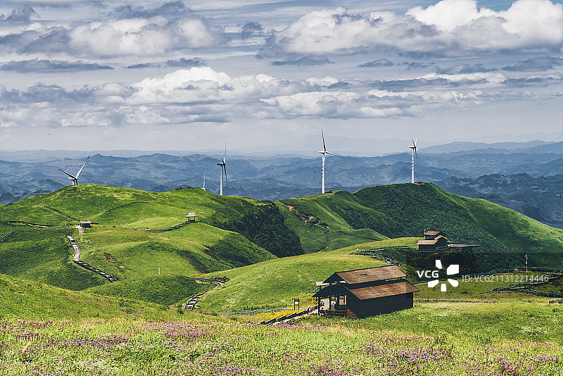 贵州韭菜坪风景图片素材