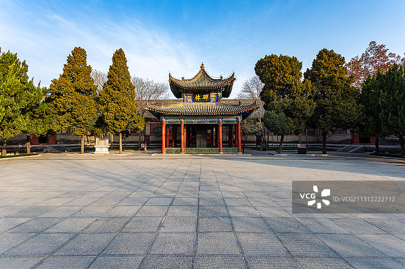 西安碑林博物馆迎客第一碑图片素材