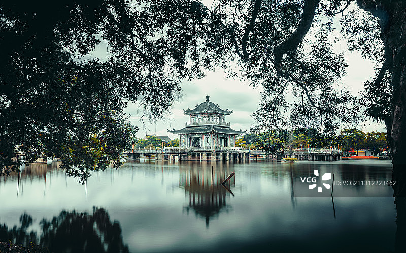 静谧-榕江西湖图片素材