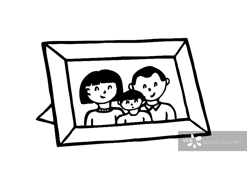 家庭相框图片素材