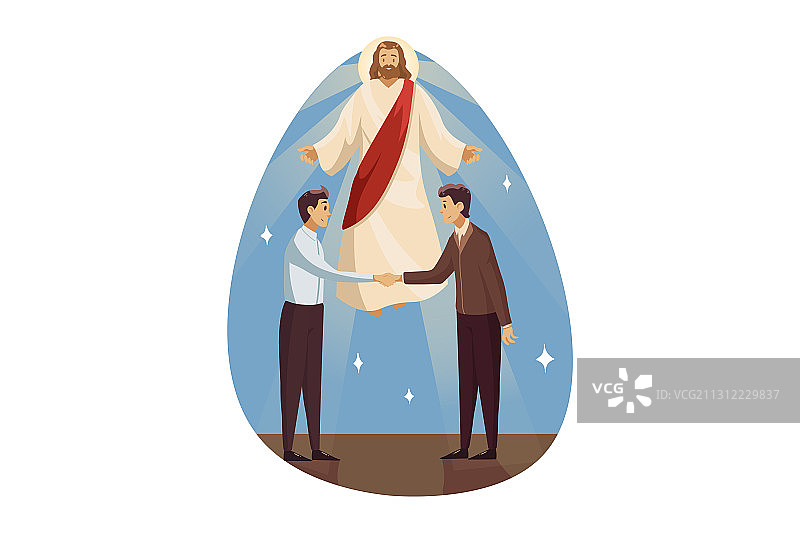 宗教祝福支持商业图片素材