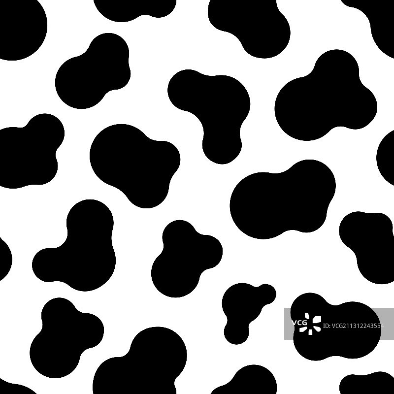 奶牛花纹图案05图片素材
