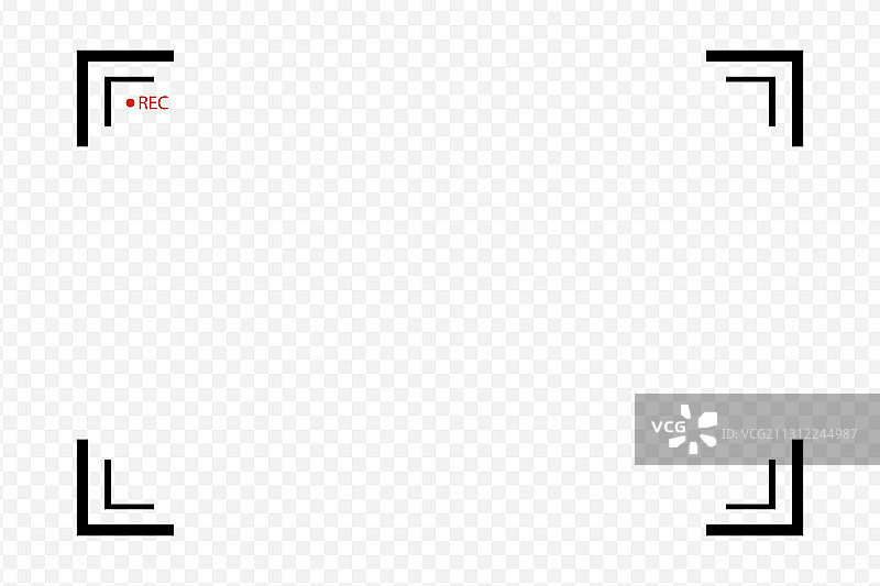 取景器VCR数字显示屏图片素材