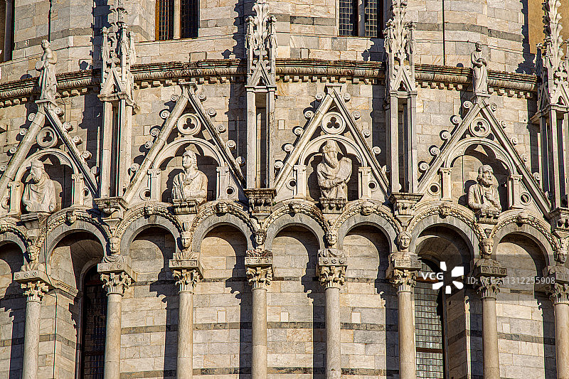 意大利比萨的圣若望洗礼堂图片素材