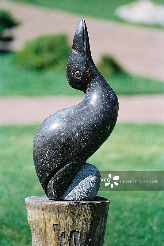 城市雕塑--对天歌图片素材