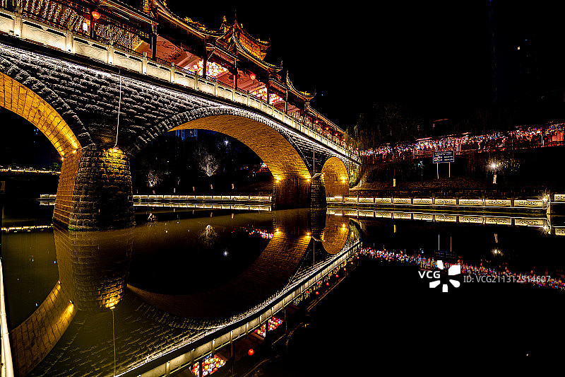 风雨廊桥(重庆荣昌）图片素材