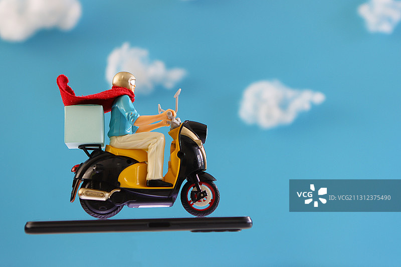 快递，外卖骑手图片素材