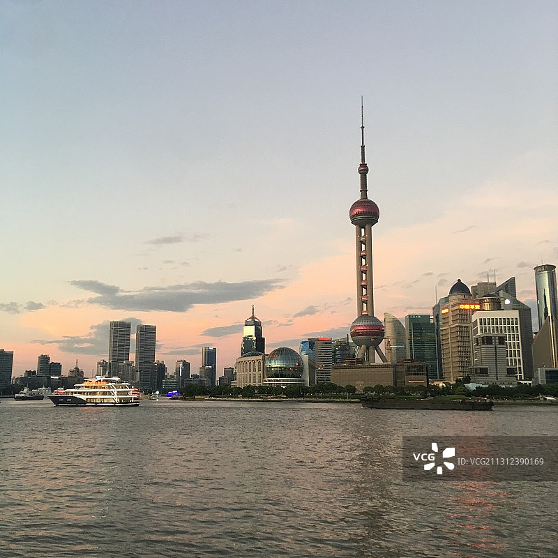 傍晚的外滩图片素材