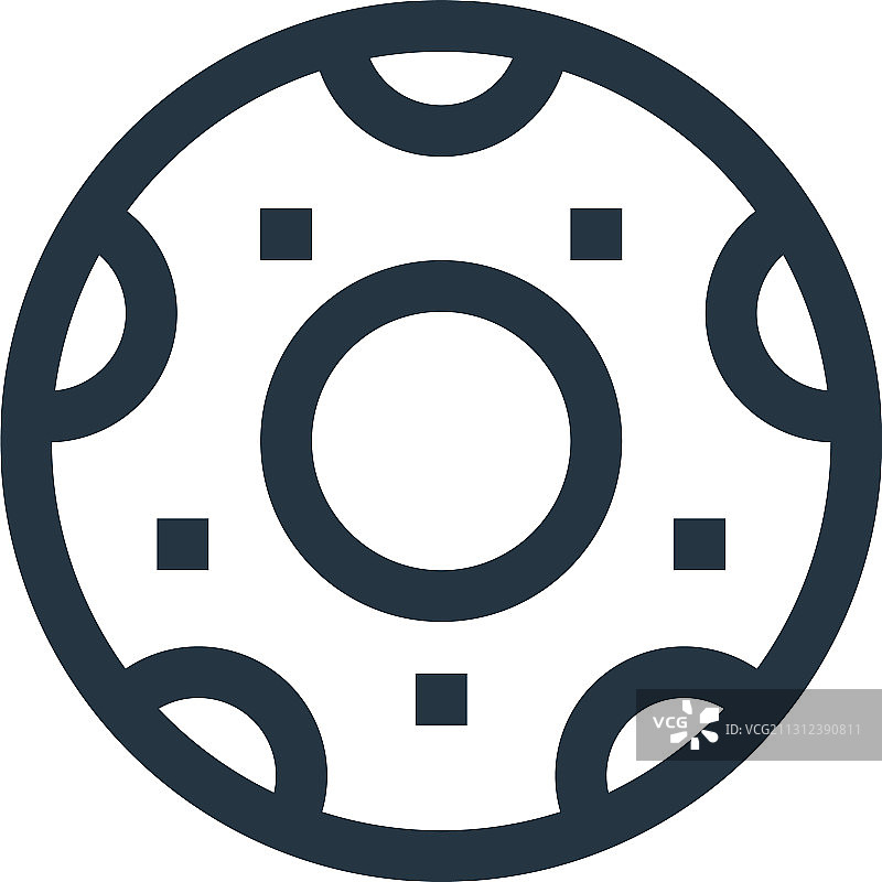 橡胶圈图标橡胶圈可编辑笔触图片素材