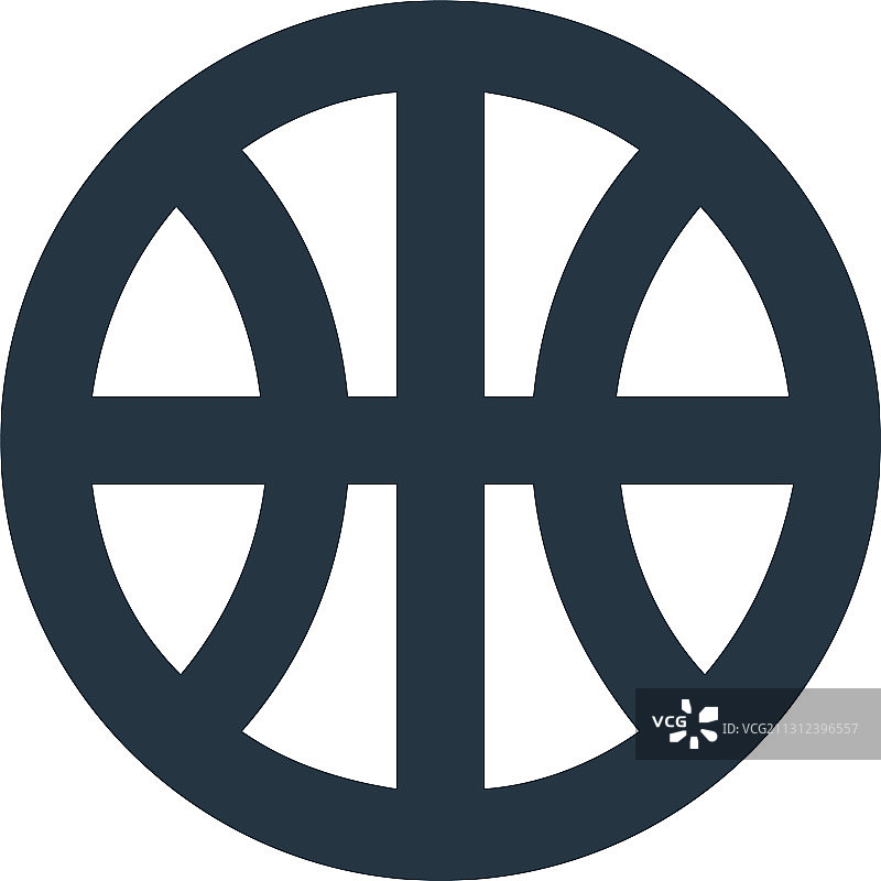 篮球图标篮球可编辑笔触图片素材