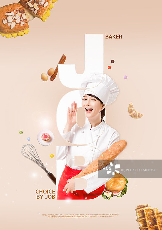 面包师主题的工作图片图片素材